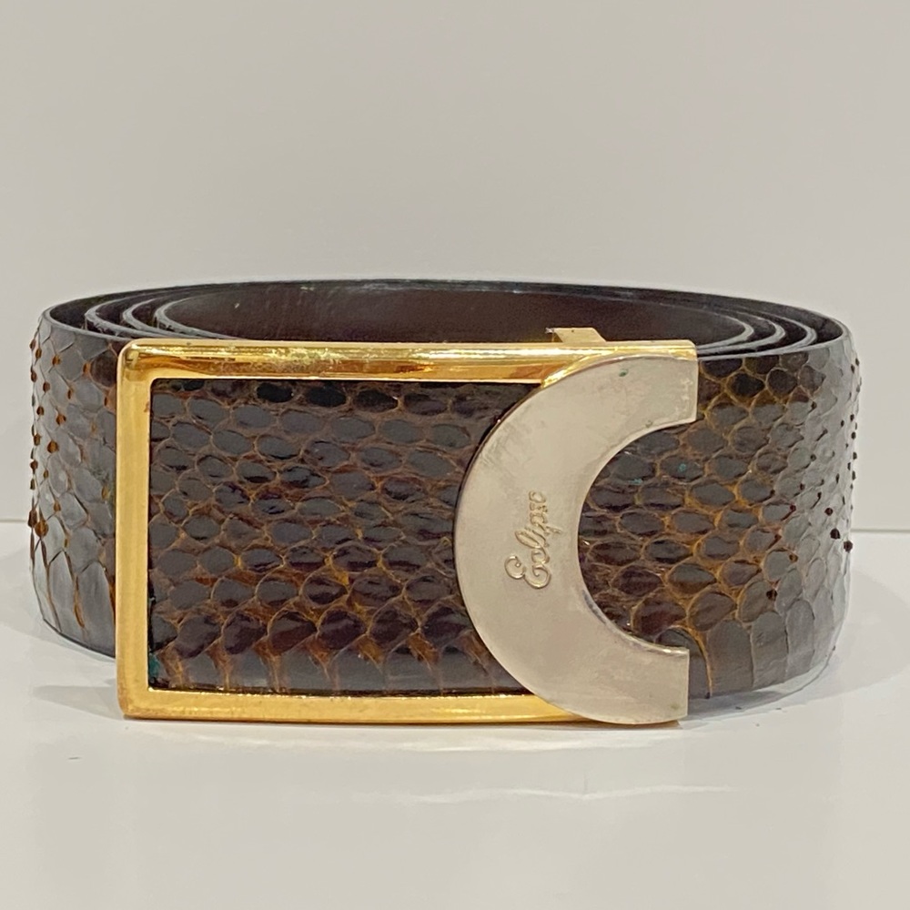Vintage Eclipse Belt Exotic Leather